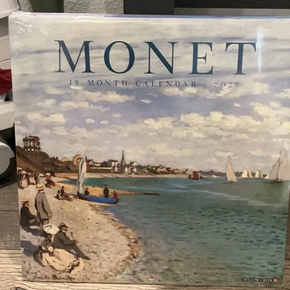 New 3 pack Willow Creek 2026 Calendars Monet Greece Ireland